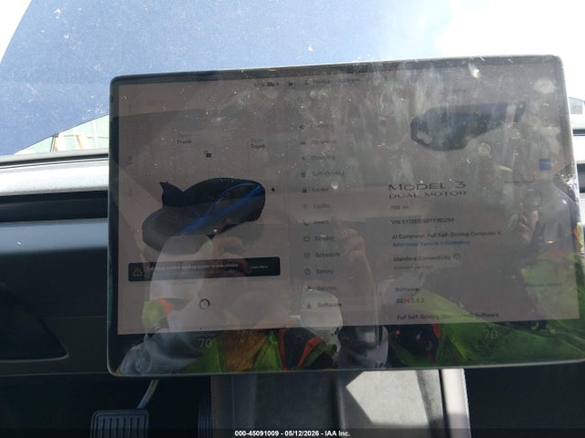 2026 Tesla Model 3 Premium All-wheel Drive მანქანა იყიდება აუქციონზე, vin: 5YJ3E1EB0TF151294, აუქციონის ნომერი: 45091009