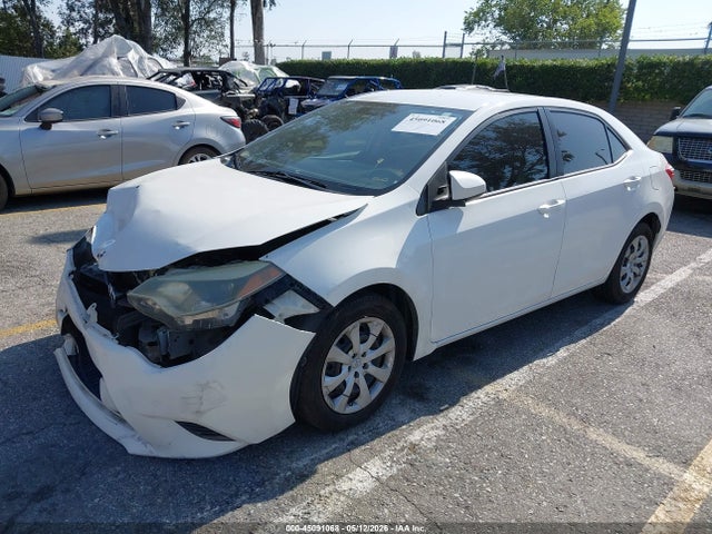 45091068 :رقم المزاد ، 5YFBURHE8GP423927 vin ، 2016 Toyota Corolla L/le/le Pls/prm/s/s Pls مزاد بيع