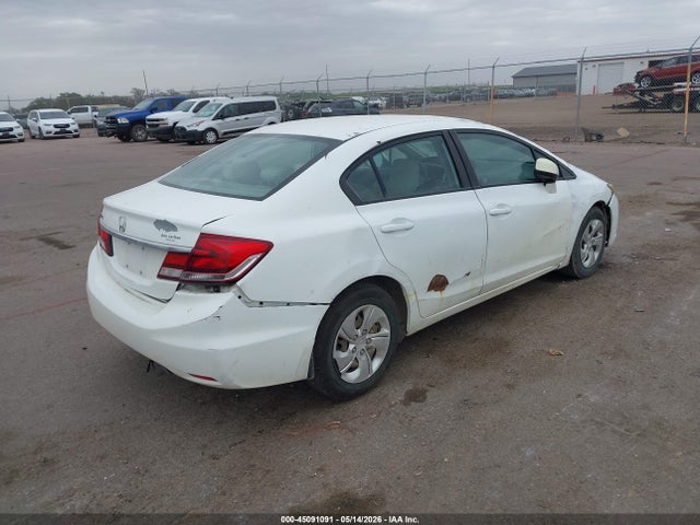 45091091 :رقم المزاد ، 19XFB2F53EE025508 vin ، 2014 Honda Civic Lx مزاد بيع