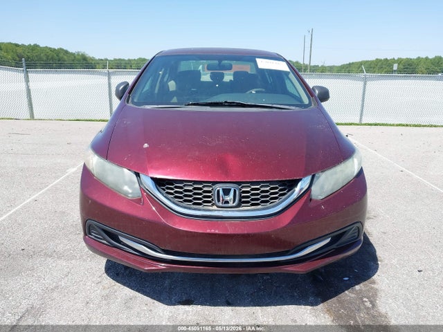45091165 :رقم المزاد ، 19XFB2F51DE068453 vin ، 2013 Honda Civic Lx مزاد بيع