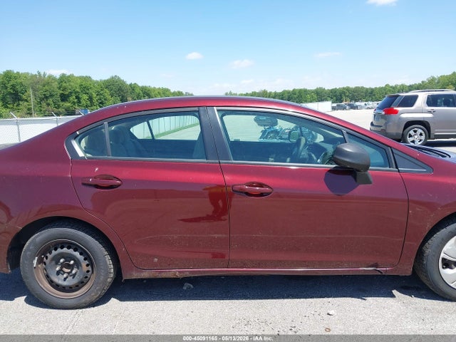 45091165 :رقم المزاد ، 19XFB2F51DE068453 vin ، 2013 Honda Civic Lx مزاد بيع