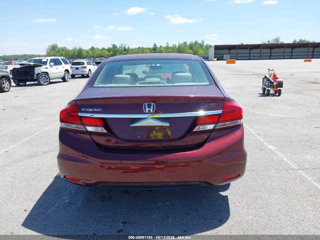 45091165 :رقم المزاد ، 19XFB2F51DE068453 vin ، 2013 Honda Civic Lx مزاد بيع