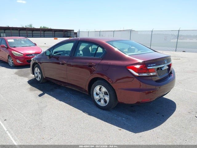 45091165 :رقم المزاد ، 19XFB2F51DE068453 vin ، 2013 Honda Civic Lx مزاد بيع