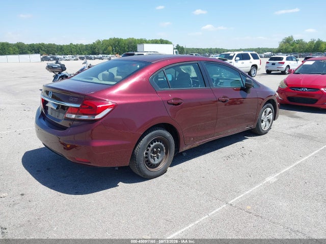 45091165 :رقم المزاد ، 19XFB2F51DE068453 vin ، 2013 Honda Civic Lx مزاد بيع