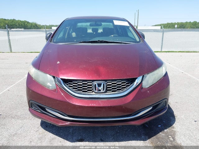 45091165 :رقم المزاد ، 19XFB2F51DE068453 vin ، 2013 Honda Civic Lx مزاد بيع