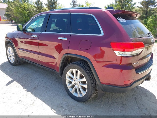 2017 Jeep Grand Cherokee Limited 4x4 მანქანა იყიდება აუქციონზე, vin: 1C4RJFBG8HC607551, აუქციონის ნომერი: 45091261