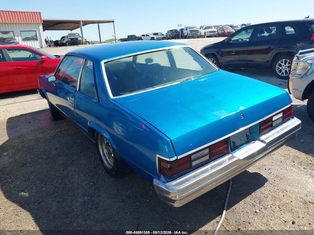 Продаж на аукціоні авто 1980 Chevrolet Malibu, vin: 1W27JAD409482, номер лоту: 45091359