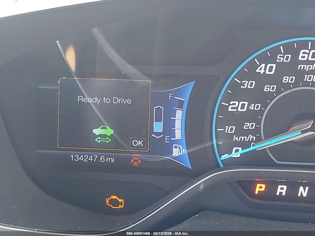 2013 Ford C-max Hybrid Se მანქანა იყიდება აუქციონზე, vin: 1FADP5AUXDL510619, აუქციონის ნომერი: 45091466