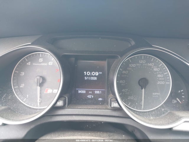 2009 Audi S5 4.2l მანქანა იყიდება აუქციონზე, vin: WAURV78T79A002252, აუქციონის ნომერი: 45091473