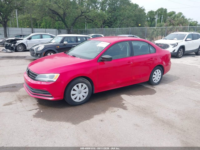 45091510 :رقم المزاد ، 3VW2K7AJXFM275364 vin ، 2015 Volkswagen Jetta 2.0l S مزاد بيع