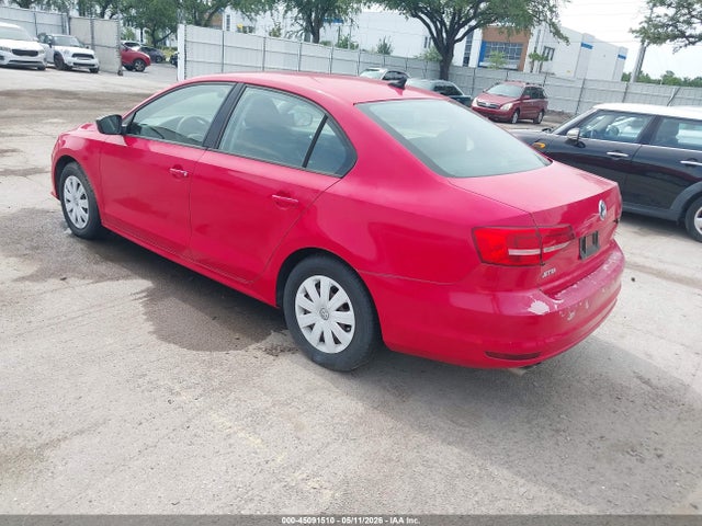 45091510 :رقم المزاد ، 3VW2K7AJXFM275364 vin ، 2015 Volkswagen Jetta 2.0l S مزاد بيع