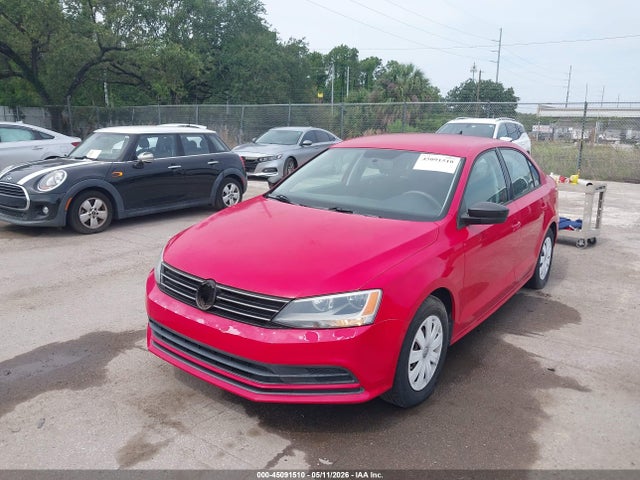 45091510 :رقم المزاد ، 3VW2K7AJXFM275364 vin ، 2015 Volkswagen Jetta 2.0l S مزاد بيع