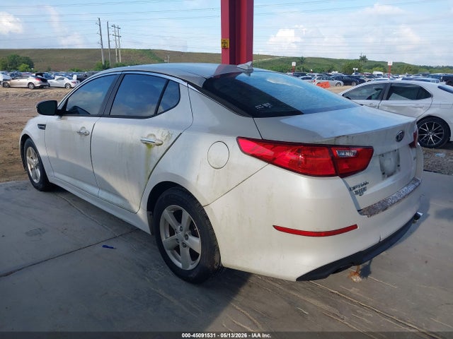 Продаж на аукціоні авто 2015 Kia Optima Lx, vin: KNAGM4A78F5661211, номер лоту: 45091531