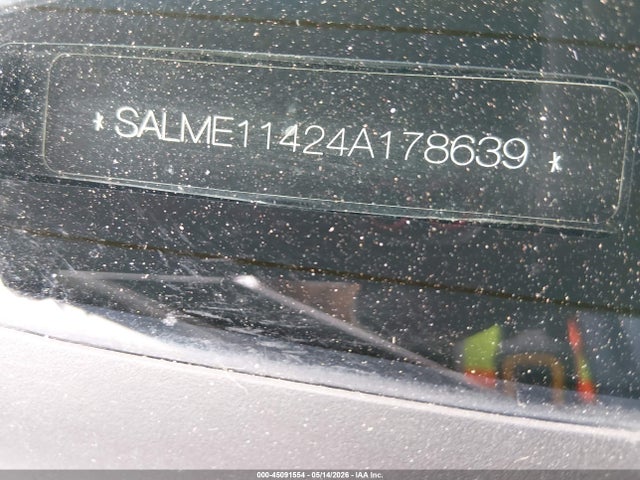 45091554 :رقم المزاد ، SALME11424A178639 vin ، 2004 Land Rover Range Rover Hse مزاد بيع