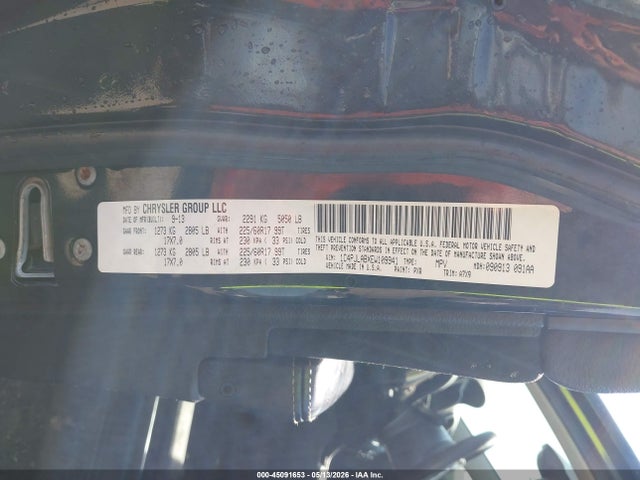2014 Jeep Cherokee Sport მანქანა იყიდება აუქციონზე, vin: 1C4PJLABXEW109941, აუქციონის ნომერი: 45091653