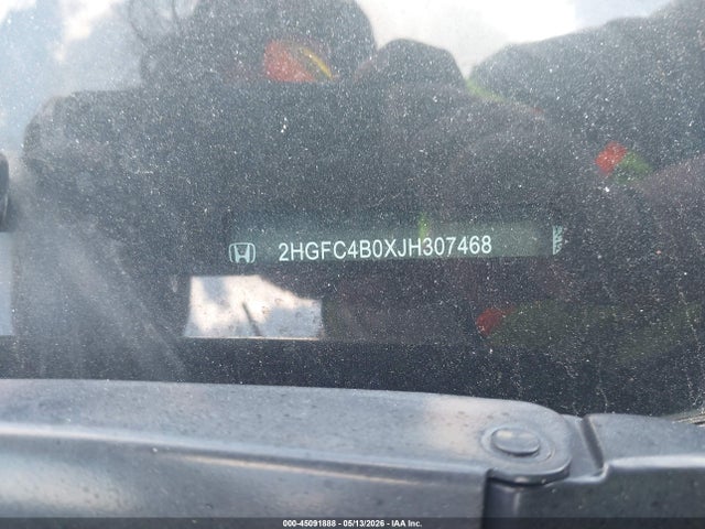 Продажа на аукционе авто 2018 Honda Civic Lx-p, vin: 2HGFC4B0XJH307468, номер лота: 45091888