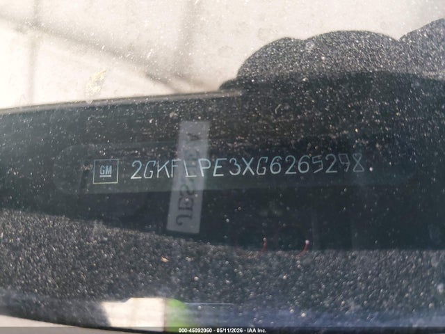 2GKFLPE3XG6265298 GMC Terrain Slt