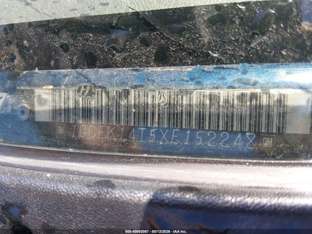 45092097 :رقم المزاد ، 1GCEK14T5XE152248 vin ، 1999 Chevrolet Silverado 1500 مزاد بيع