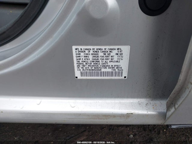 Aukcja sprzedaży 2008 Honda Ridgeline Rts, vin: 2HJYK16418H523026, numer aukcji: 45092109