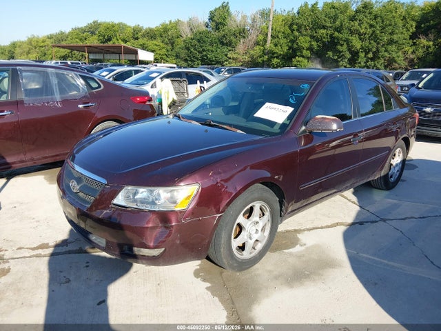 2006 Hyundai Sonata Gls V6/lx V6 მანქანა იყიდება აუქციონზე, vin: 5NPEU46F56H073051, აუქციონის ნომერი: 45092250