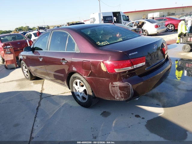 2006 Hyundai Sonata Gls V6/lx V6 მანქანა იყიდება აუქციონზე, vin: 5NPEU46F56H073051, აუქციონის ნომერი: 45092250