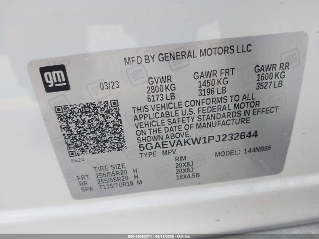 Aukcja sprzedaży 2023 Buick Enclave Essence Awd, vin: 5GAEVAKW1PJ232644, numer aukcji: 45092271
