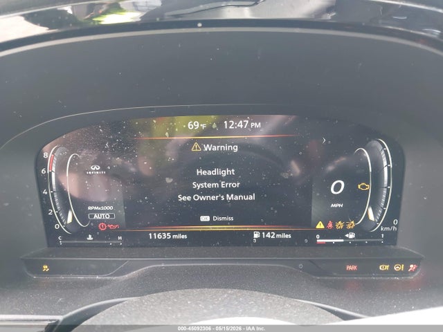2025 Infiniti Qx60 Luxe Awd მანქანა იყიდება აუქციონზე, vin: 5N1AL1FS1SC355086, აუქციონის ნომერი: 45092306