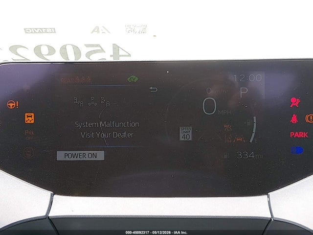 45092317 :رقم المزاد ، JTDACAAU7S3055730 vin ، 2025 Toyota Prius Le مزاد بيع