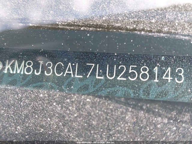 45092367 :رقم المزاد ، KM8J3CAL7LU258143 vin ، 2020 Hyundai Tucson Sport مزاد بيع
