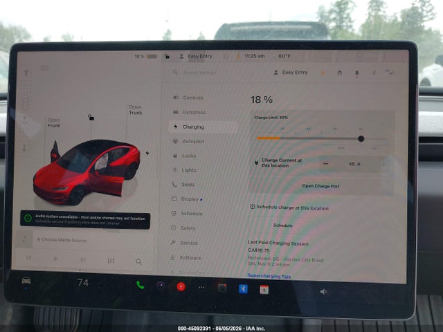 Aukcja sprzedaży 2025 Tesla Model 3 Long Range Rear-wheel Drive/standard Rear-wheel Drive, vin: 5YJ3E1EA8SF036982, numer aukcji: 45092391