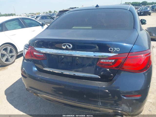 45092626 :رقم المزاد ، JN1BY1AP4JM180163 vin ، 2018 Infiniti Q70 3.7 Luxe مزاد بيع