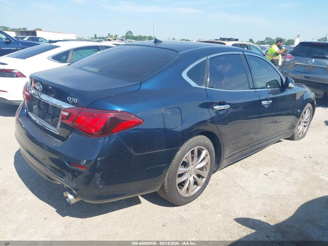 45092626 :رقم المزاد ، JN1BY1AP4JM180163 vin ، 2018 Infiniti Q70 3.7 Luxe مزاد بيع