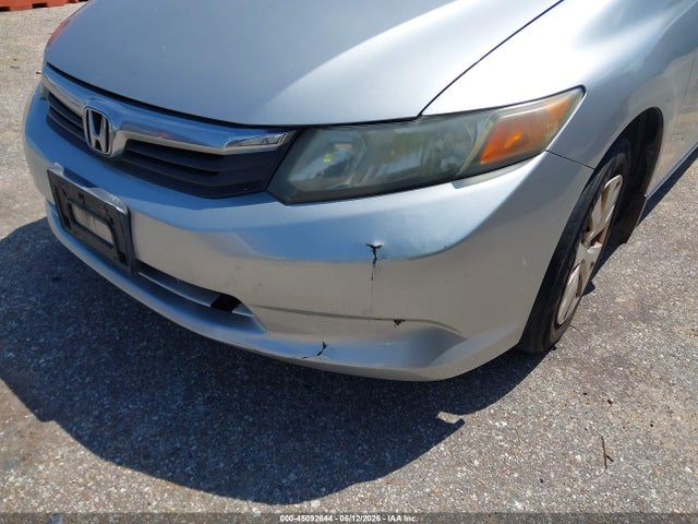 2012 Honda Civic Lx მანქანა იყიდება აუქციონზე, vin: 2HGFB2F54CH305019, აუქციონის ნომერი: 45092644