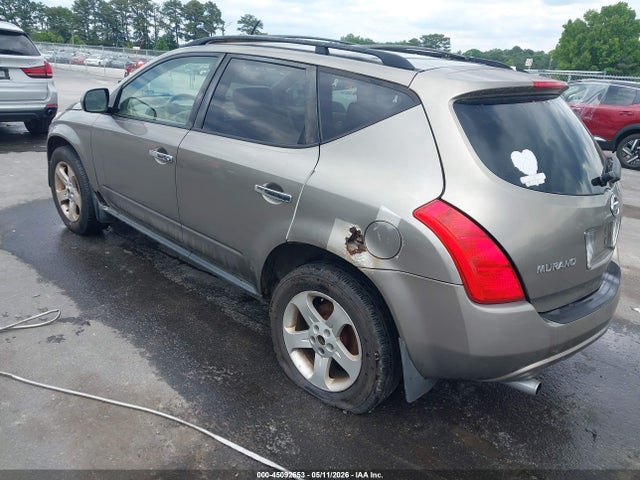 2003 Nissan Murano Sl მანქანა იყიდება აუქციონზე, vin: JN8AZ08W33W238370, აუქციონის ნომერი: 45092653