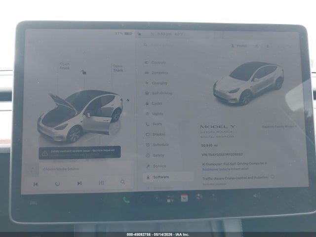 Aukcja sprzedaży 2024 Tesla Model Y Long Range Dual Motor All-wheel Drive, vin: 7SAYGDEE1RF036887, numer aukcji: 45092758