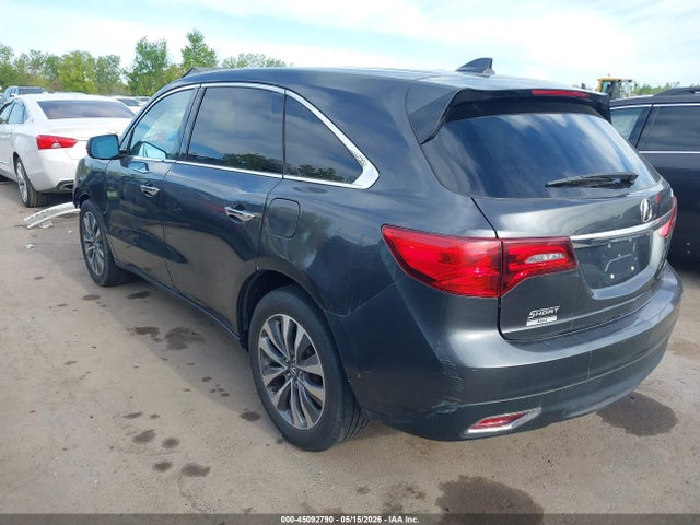 2016 Acura Mdx Technology   Acurawatch Plus Packages/technology Package მანქანა იყიდება აუქციონზე, vin: 5FRYD4H44GB046253, აუქციონის ნომერი: 45092790