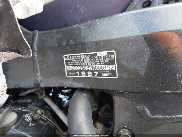 Aukcja sprzedaży 1997 Honda Cbr1100 Xx, vin: JH2SC3508VM000152, numer aukcji: 45092862