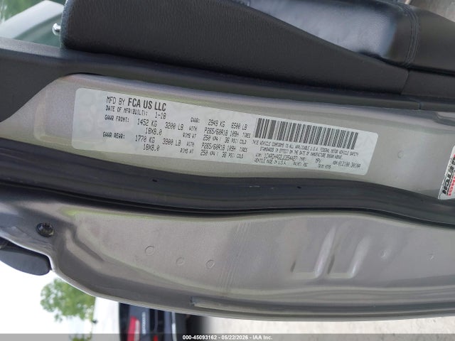 45093162 :رقم المزاد ، 1C4RDHAG2JC254427 vin ، 2018 Dodge Durango Sxt مزاد بيع