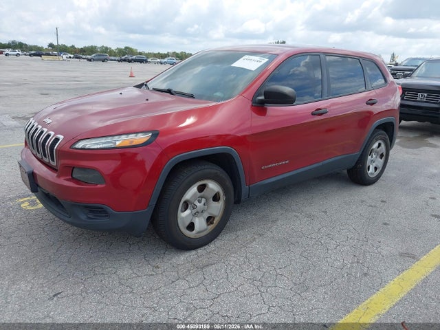 Продажа на аукционе авто 2014 Jeep Cherokee Sport, vin: 1C4PJMAB9EW141768, номер лота: 45093189