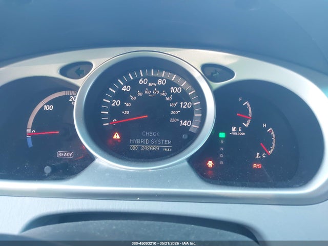 45093210 :رقم المزاد ، JTEHW21A670040917 vin ، 2007 Toyota Highlander Hybrid V6 مزاد بيع