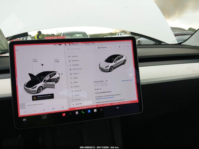 Продажа на аукционе авто 2021 Tesla Model 3 Long Range, vin: 5YJ3E1EB8MF903499, номер лота: 45093212