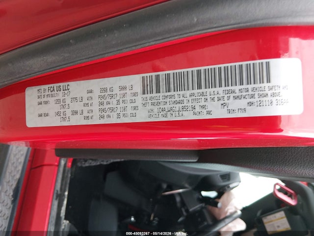 2018 Jeep Wrangler Jk Freedom Edition 4x4 მანქანა იყიდება აუქციონზე, vin: 1C4AJWAG1JL852194, აუქციონის ნომერი: 45093267