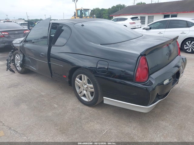 2002 Chevrolet Monte Carlo Ss მანქანა იყიდება აუქციონზე, vin: 2G1WX15KX29190574, აუქციონის ნომერი: 45093295
