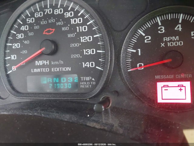 2002 Chevrolet Monte Carlo Ss მანქანა იყიდება აუქციონზე, vin: 2G1WX15KX29190574, აუქციონის ნომერი: 45093295