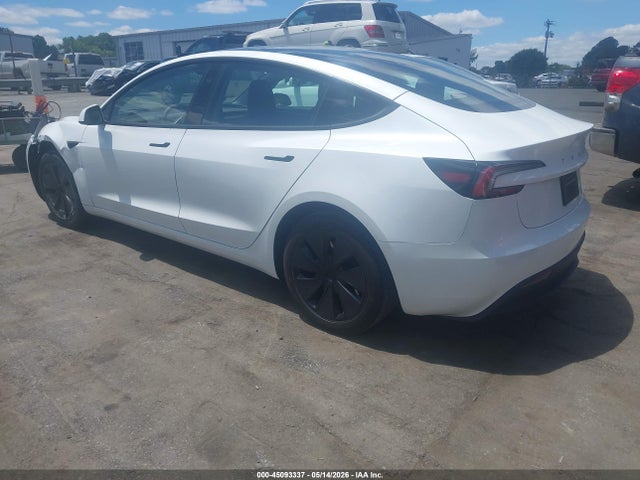Aukcja sprzedaży 2025 Tesla Model 3 Long Range Rear-wheel Drive/standard Rear-wheel Drive, vin: 5YJ3E1EAXSF050088, numer aukcji: 45093337