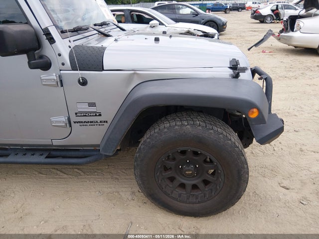 45093411 :رقم المزاد ، 1C4BJWDG2HL598618 vin ، 2017 Jeep Wrangler Unlimited Sport 4x4 مزاد بيع