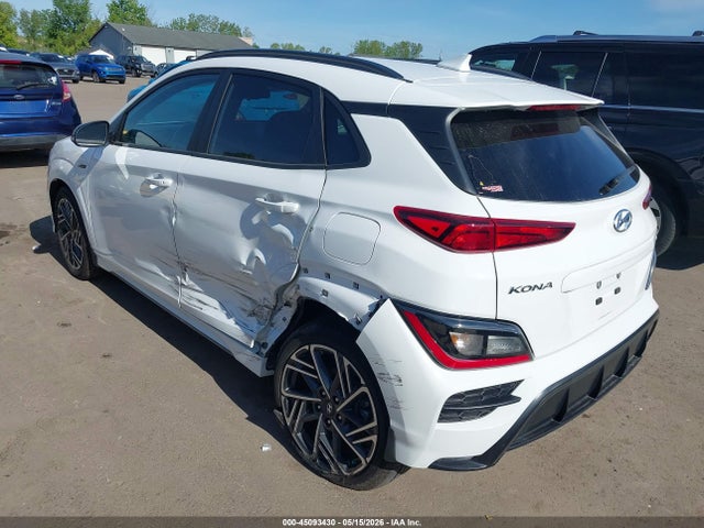 45093430 :رقم المزاد ، KM8K3CA39NU796432 vin ، 2022 Hyundai Kona N Line مزاد بيع