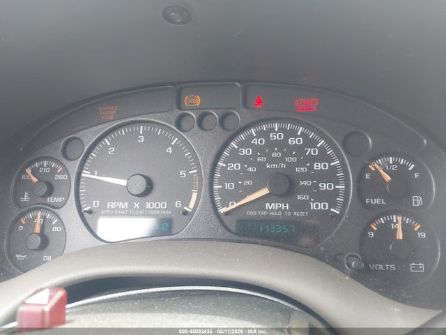 Продаж на аукціоні авто 2003 Chevrolet S-10 Ls, vin: 1GCCS14X838284925, номер лоту: 45093435
