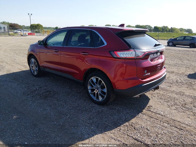 2015 Ford Edge Titanium მანქანა იყიდება აუქციონზე, vin: 2FMPK4K99FBB33371, აუქციონის ნომერი: 45093473