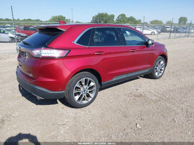 2015 Ford Edge Titanium მანქანა იყიდება აუქციონზე, vin: 2FMPK4K99FBB33371, აუქციონის ნომერი: 45093473